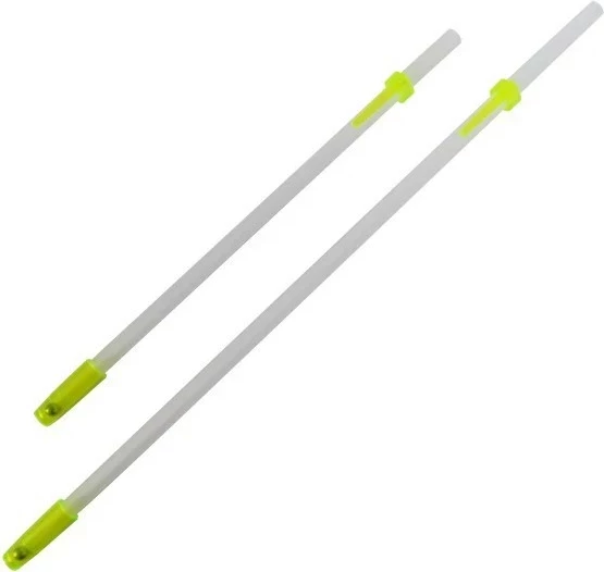 Pipa njëdrejtimëshe SUNDO 18 cm, set prej 2 copë, Bardhë