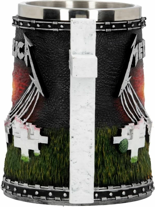 Mug NEMESIS NOW Metallica Master of Puppets, 18 cm, rrëshirë me insert inox