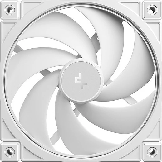Ventilator për kasë DeepCool FD12 WH V2, 120mm, PWM 4-pin, 500-2500 RPM, i bardhë