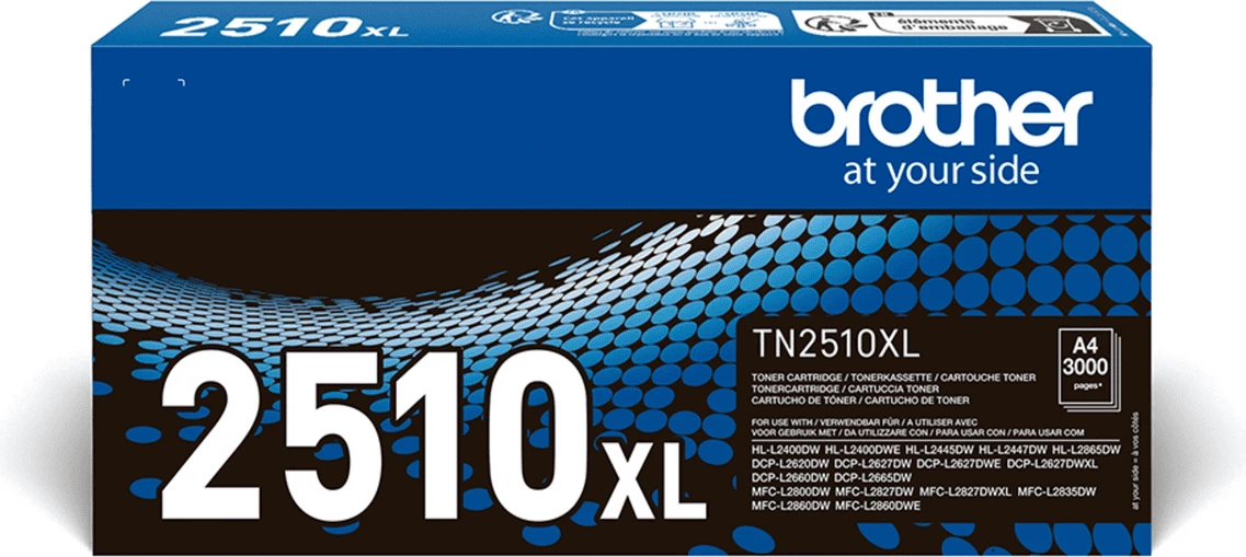 Toner Brother TN2510XL XL 3000 faqe, zi