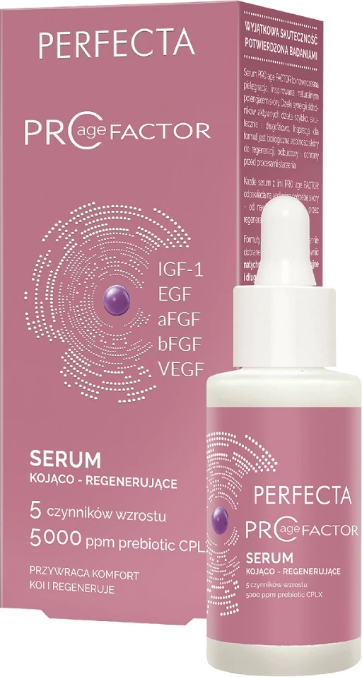 Serum për fytyrë për femra Perfecta Pro Age Factor Soothing Regenerating, 30ml