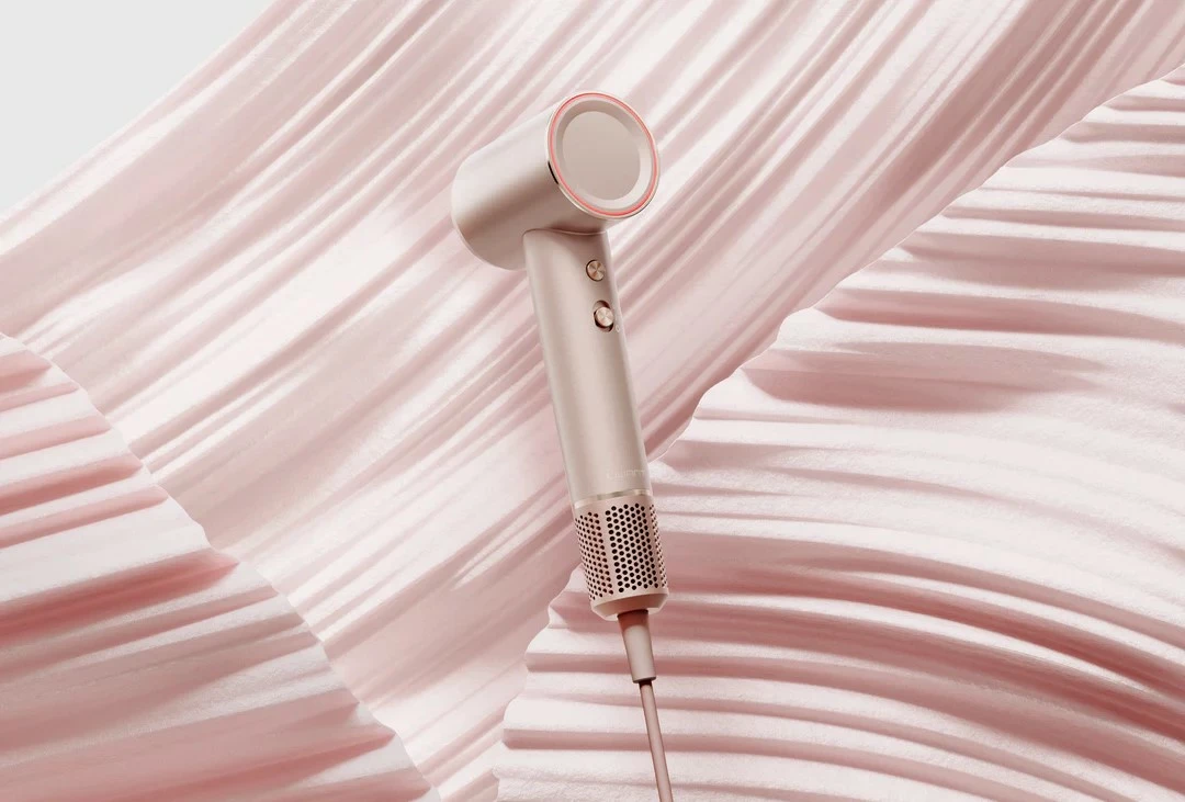 Tharëse flokësh Uwant H100 1500W me jone negative, Gold Pink