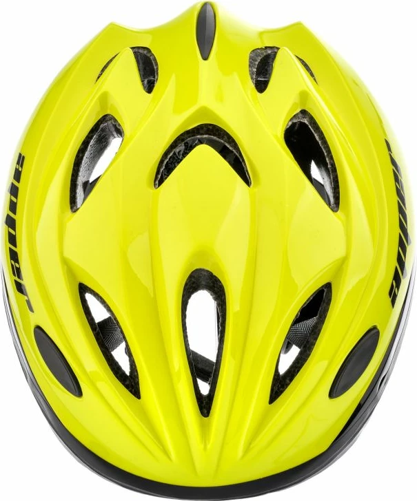 Helmetë biçiklete për fëmijë Meteor, e verdhë