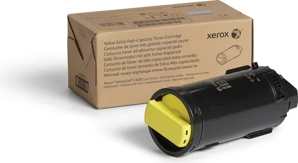 Toner XEROX 106R03926 kapacitet ekstra i lartë për VersaLink C600 16,800 faqe, i verdhë