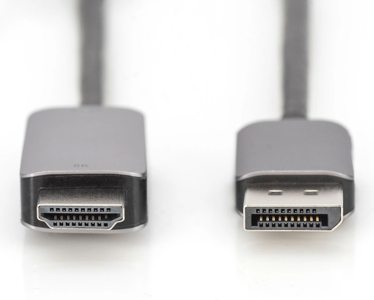 Kabllo adapter Digitus DisplayPort në HDMI, 1m, 8K, e zezë