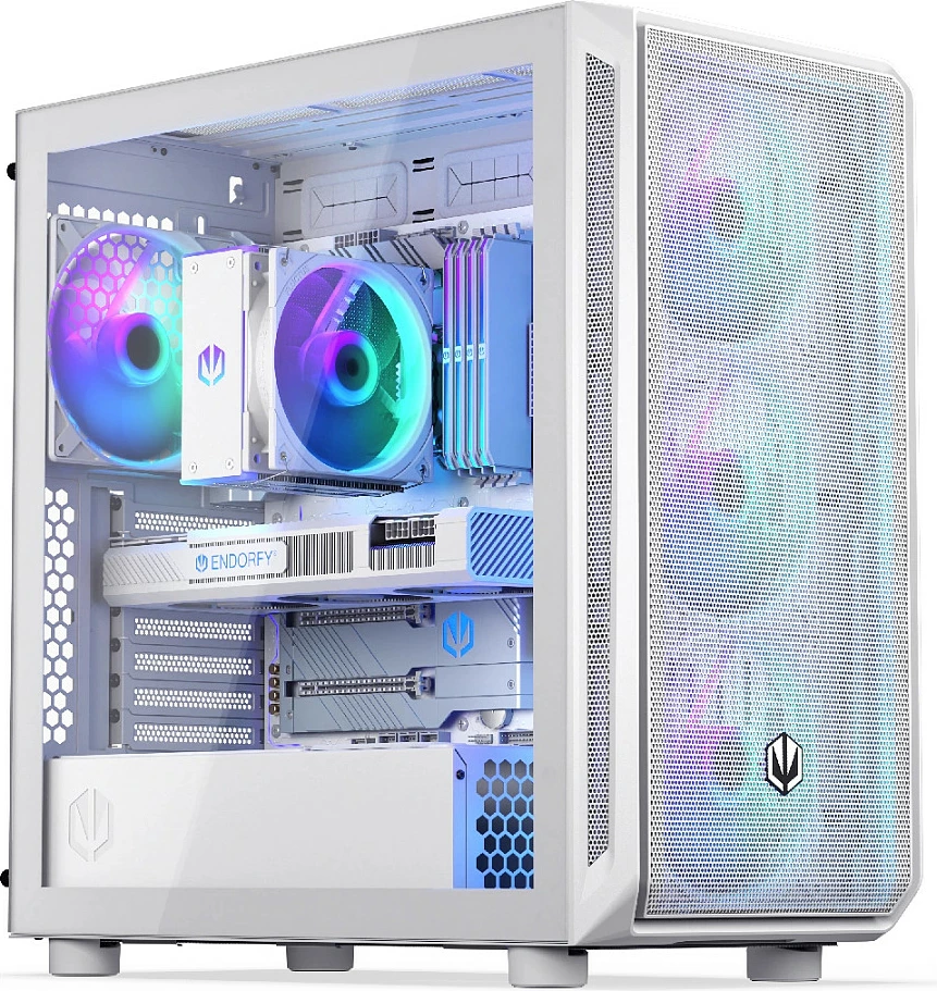 Kasë Endorfy Arx 700 ARGB, Tempered Glass, ATX/micro ATX, USB-C, e bardhë