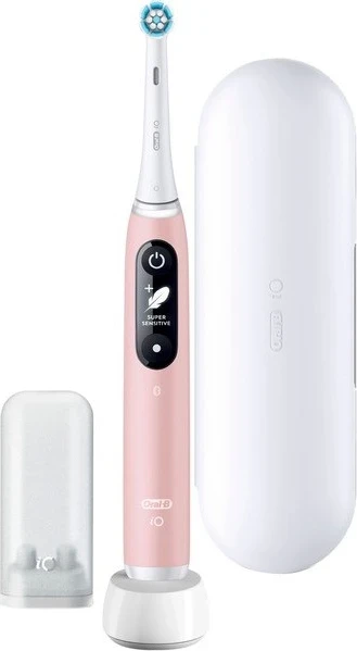 Furçë dhëmbësh magnetike Oral-B iO series 6, ngjyrë rërë rozë