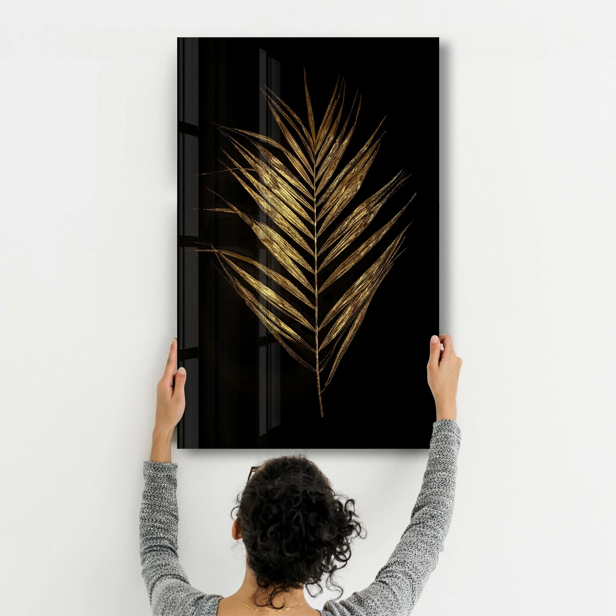Pikturë dekorative prej xhami të temperuar, Wallity, CAM-2034, 70x110cm