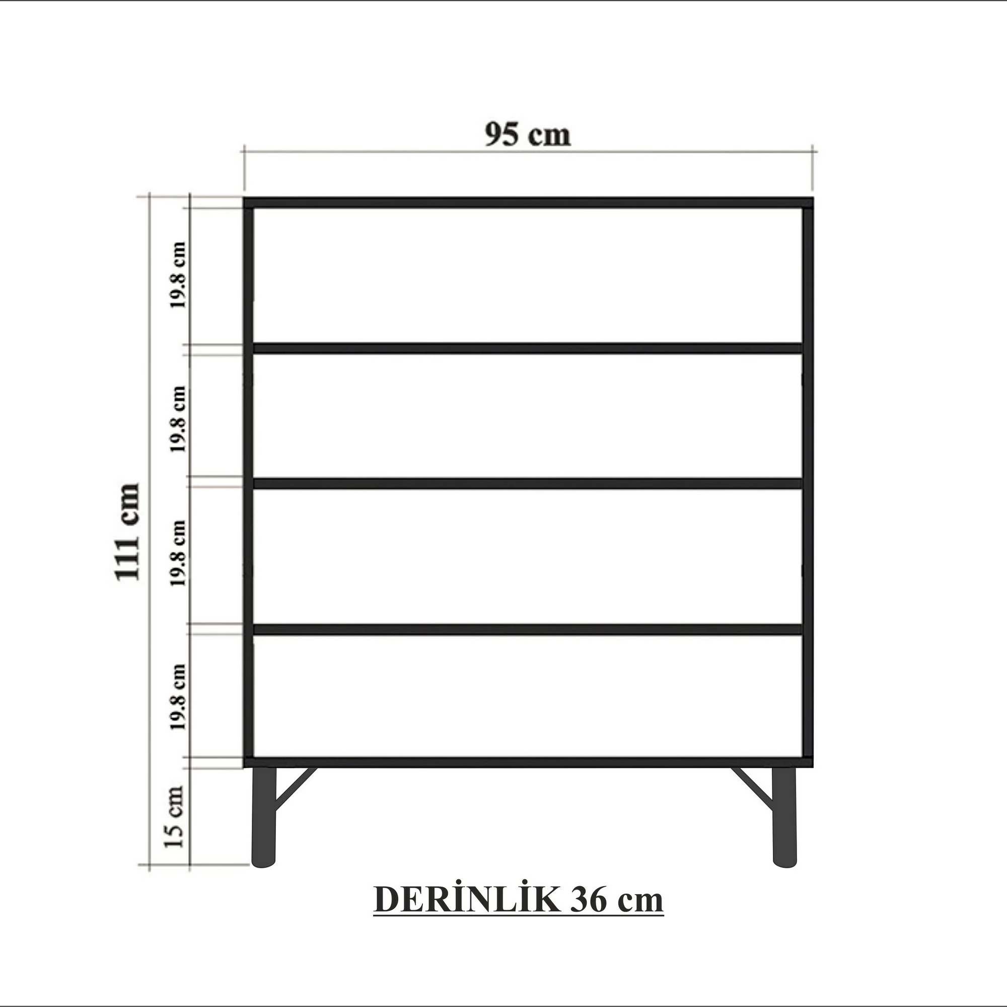Dollap multifunksional, dizajn shumëngjyrësh, Skye Decor Multilüx Dot