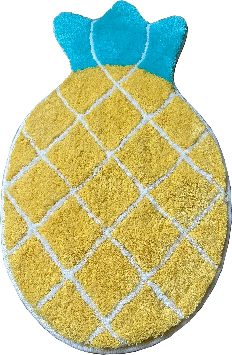 Tapet banje akrilik, formë ananasi, Mijolnir, shumëngjyrësh, 60x100cm