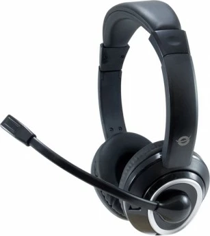 Kufje Conceptronic Headset Klinke Mikro, 2.0m, e zezë
