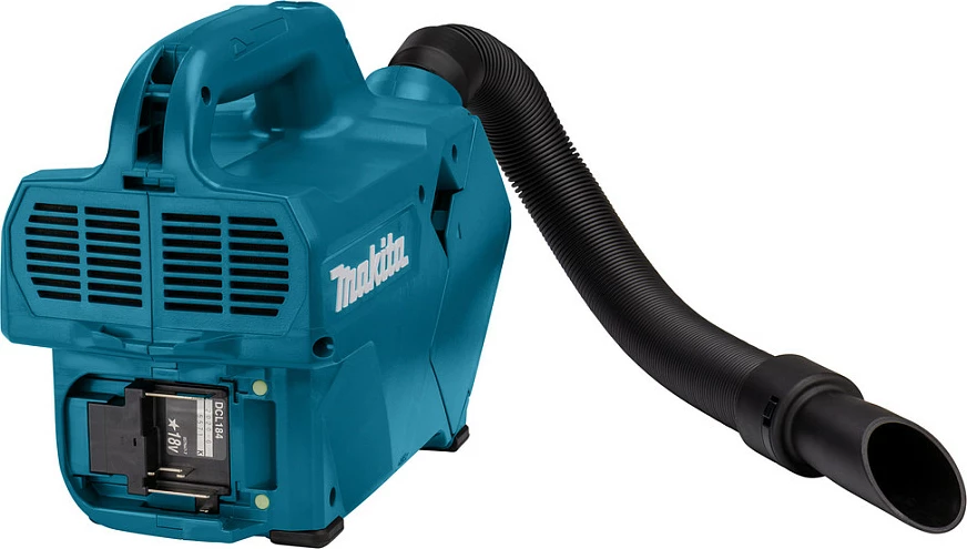Aspirator dore me bateri Makita DCL184Z, 18V, 3 shpejtësi, teal