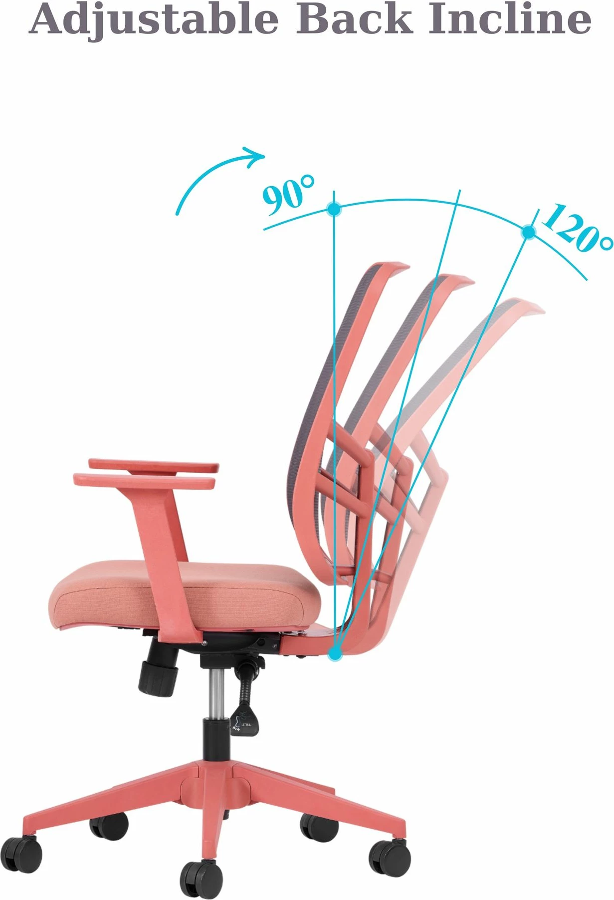 Set karrigash zyre (2 copë), Skye Decor, Leto 108, ngjyrë salmon