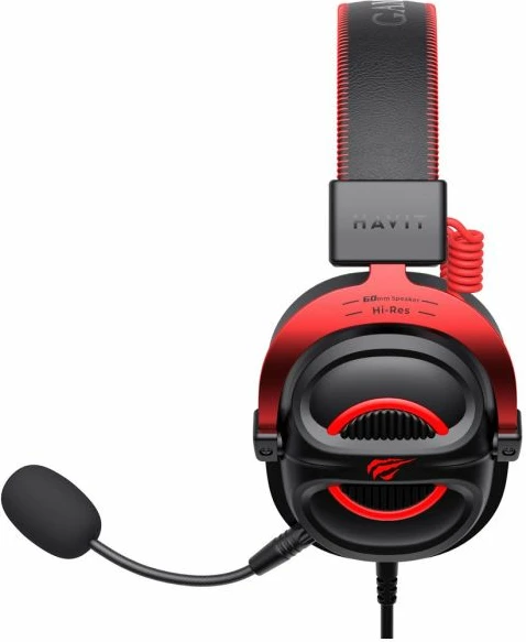 Kufje gaming Havit, të kuqe