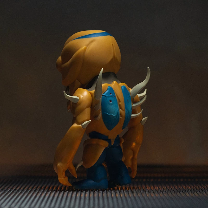 Figurinë koleksionuese Numskull DOOM Imp 16 cm vinil, portokalli/kaltër