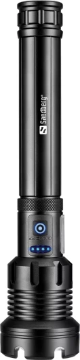 Llambë dore + powerbank SANDBERG Survivor 7-in-1 Torch Powerbank 10000 10,000 mAh 1000 lm, e zezë, set 4 pjesë