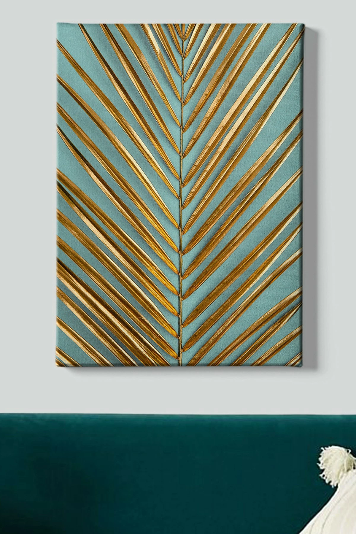Pikturë dekorative në kanavacë, shumëngjyrëshe, kornizë druri, 70x100cm