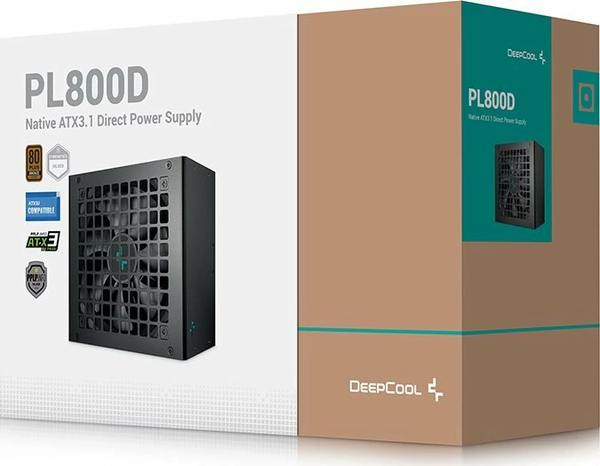 Furnizues energjie Deepcool PL800D (R-PL800D-FC0B-EU-V2) 800W ATX 3.1 80 Plus Bronze, i zi