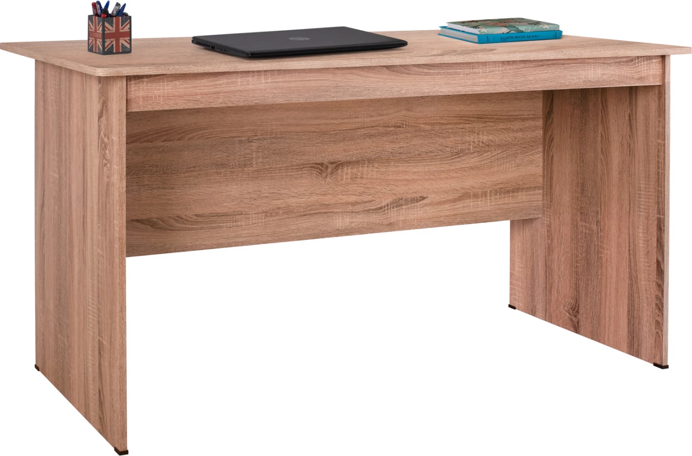 Tavolinë zyre melamine FH2285, 120x71x74.5, ngjyrë sonama