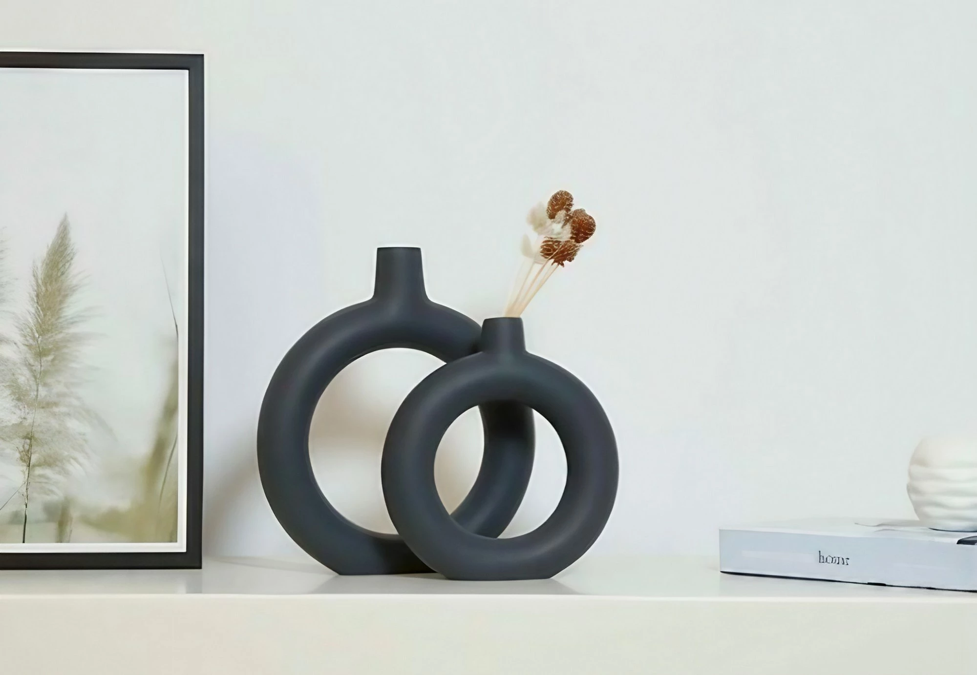 Set vazo Evila Originals, anthracite, CY0164, 2 copë