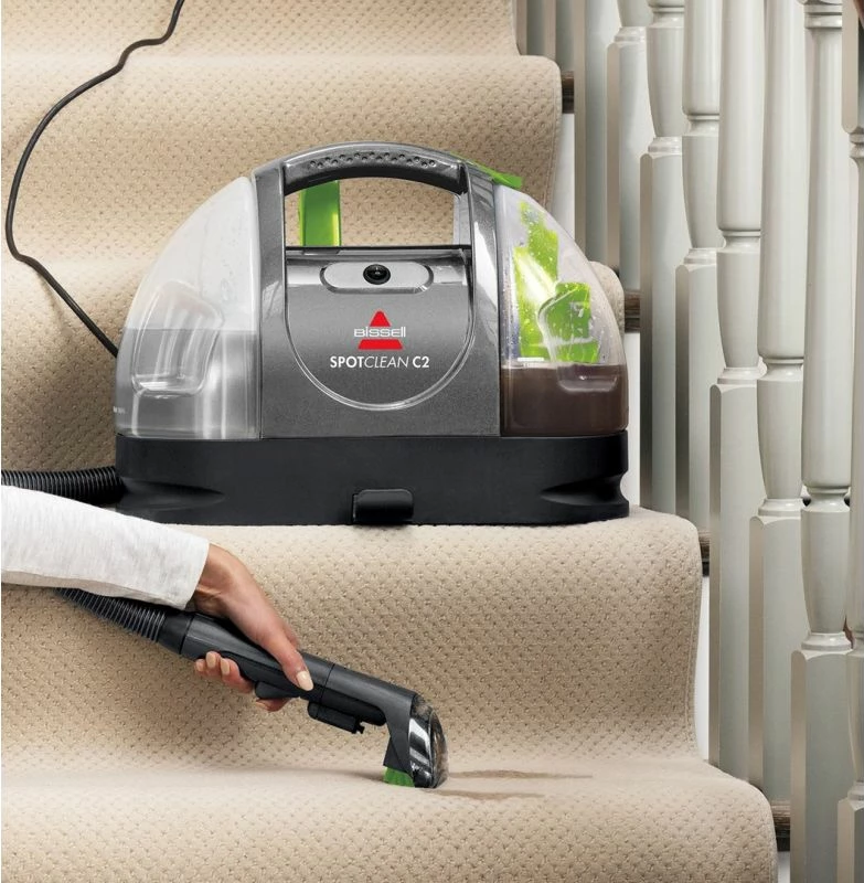 Fshesë me ujë BISSELL SpotClean C2 20671, transparente/jeshile/gri