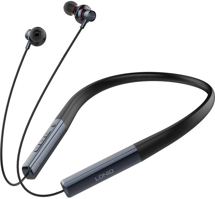 Kufje wireless neckband LDNIO N01, Bluetooth 5.3, 50 orë, Kaltër e errët