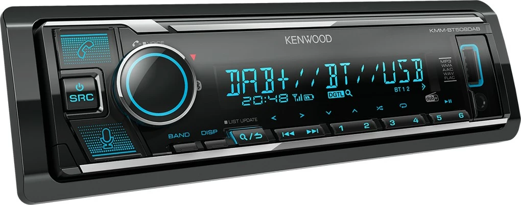 Radio makine Kenwood KMMBT508DAB, Bluetooth, USB, i zi