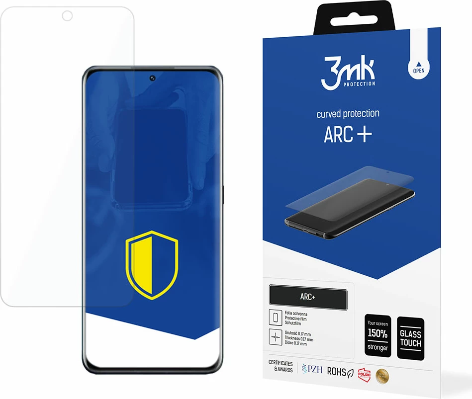 Film mbrojtës 3mk Protection ARC+ për Xiaomi 12 / 12X, Fullscreen, i tejdukshëm