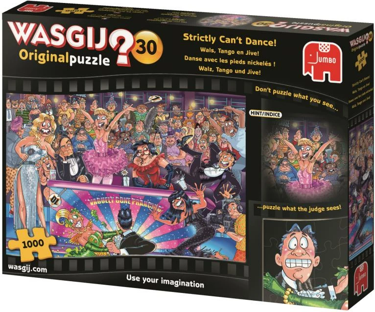 Puzzle Jumbo Wasgij Original 30, 1000 copa, temë Waltz, Tango and Jive, 12+ vjeç, 19160