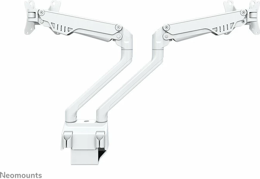 Mbajtës tavoline për dy monitorë Neomounts FPMA-D750DWHITE, i bardhë