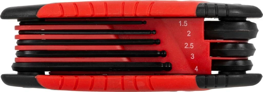Set çelësa imbus PROLINE 48363, majë sferike, 1.5–8 mm, kuqe/zezë, set 8 copë