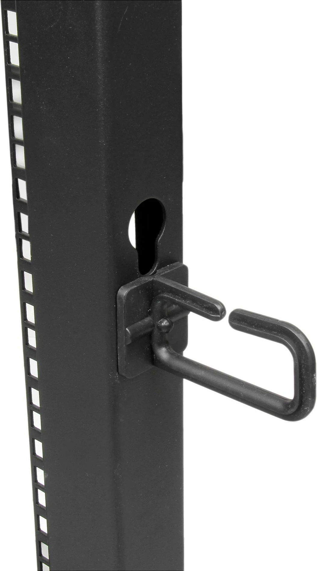 Rack serveri StarTech 4POSTRACK42, 42U, 19", open frame, thellësi e rregullueshme 56-101.7 cm, me rrota, 600 kg, i zi