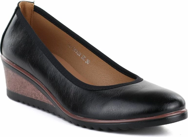 Këpucë me platformë për femra Vinceza 58628, të zeza