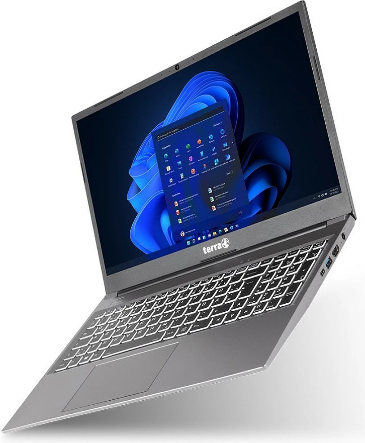 Laptop Terra 1500P, Ryzen 5 7430U, 16GB RAM Memorje, 500GB NVMe SSD, 15.6" FHD, 4G LTE, Windows 11, gri