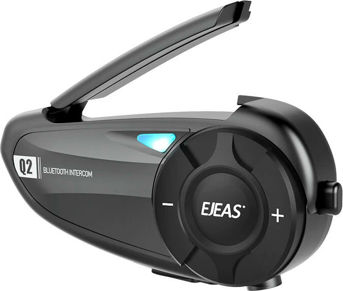 Interkom për motoçikletë EJEAS Q2, Bluetooth 5.1, IP65, i zi