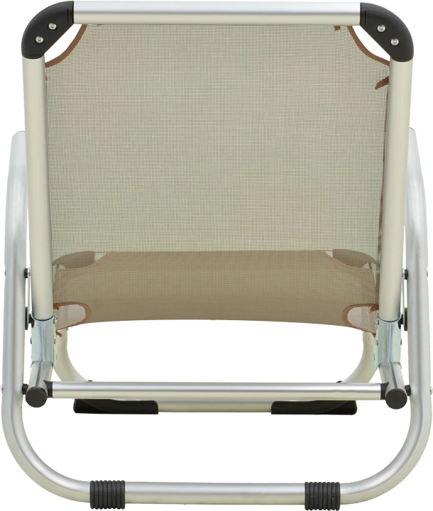 Karrige plazhi Playa, alumin dhe tekstilene, ngjyrë bezhë, 54x72x63cm