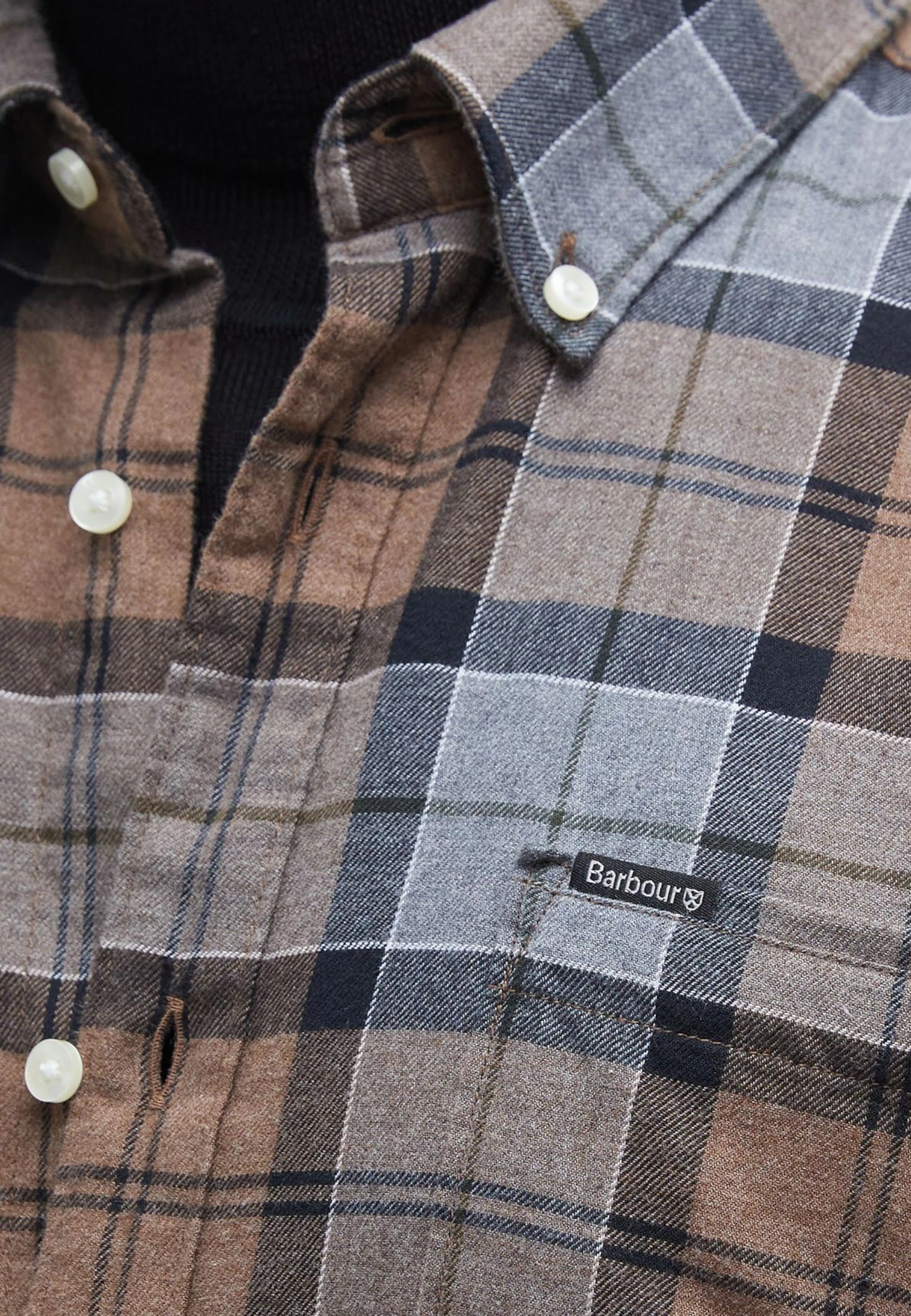 Këmishë për meshkuj Barbour Portdown Tailored MSH5035, bezhë [Madhësia: S]
