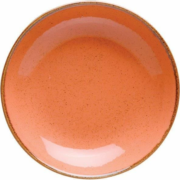 Pjatë coupe Porland Seasons Amber 300 mm, portokalli, set 6 copë