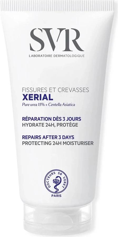 Krem rigjenerues për lëkurë të çarë SVR Xerial Fissures & Crevasses 50ml