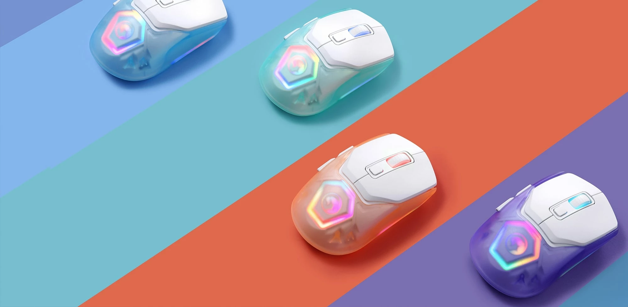 Maus gaming Marvo Fit Pro G1, wireless, RGB, 19000 DPI, i bardhë