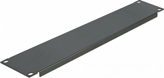 Panel mbulues për rack 19" DeLOCK, 2U, i zi