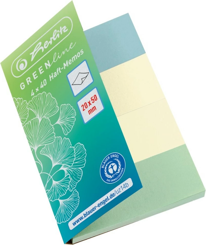 Shënues faqeje herlitz 50033447, 160 fletë, 20x50mm, ngjyra të përziera