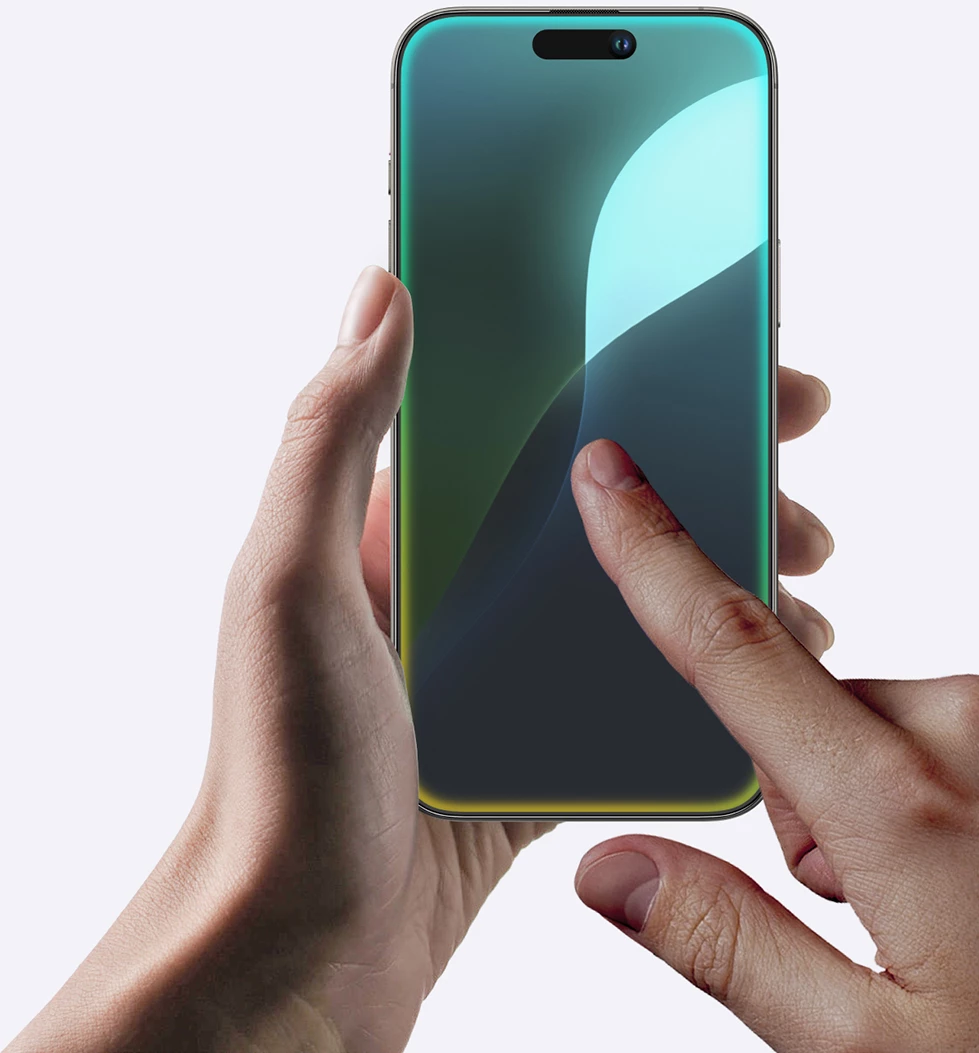 Mbrojtës ekrani qelqi i kalitur, AmazingThing Titan Matte Glass, për iPhone 16 Pro Max, 330µm 9H, DustShield DefendEdge, transparent/mat