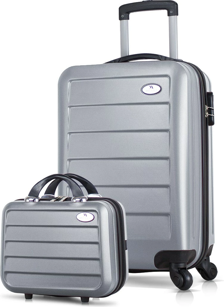 Set valixhesh (2 copë), Zoozie Bags, 4858, ngjyrë gri