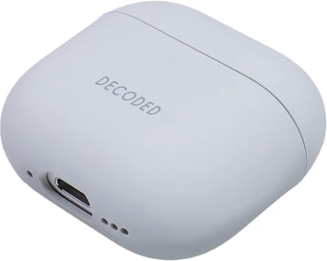 Mbështjellës Decoded për AirPods 4, silikon, Blu