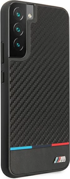 Mbështjellës BMW M Collection Triangles për Samsung Galaxy S22+, Hardcase, i zi