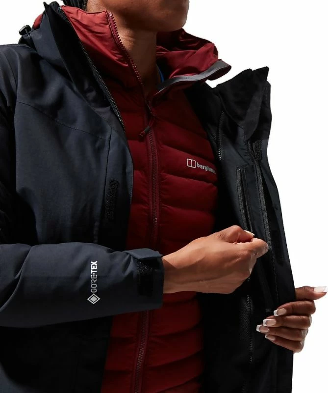 Jakne për femra Berghaus Hillwalker InterActive Shell, e zezë, S
