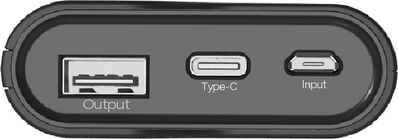Power bank Realpower PB-7500C, 7500 mAh, USB-C, ekran digjital, i zi