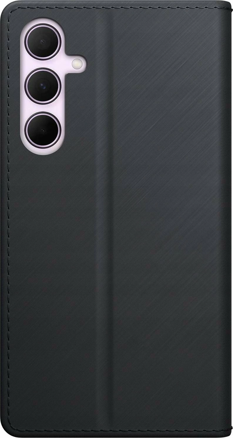 Mbështjellës 3MK Wallet Case për Samsung Galaxy A36 5G, me xham të kalitur, i zi