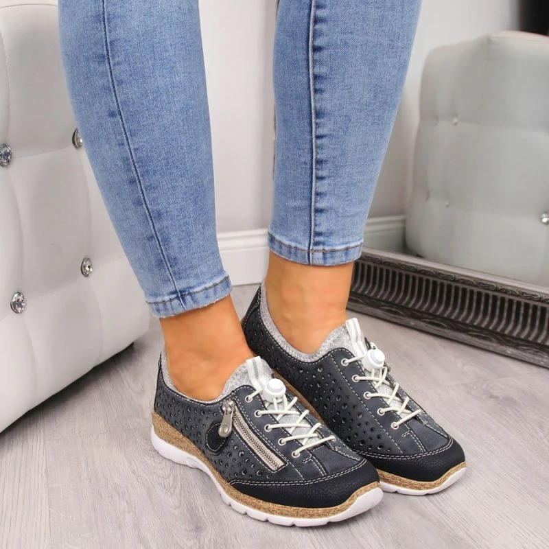 Atlete sportive femra Rieker N42P6-14, të kaltërta